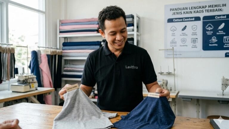 Panduan Lengkap Memilih Jenis Kain Kaos Terbaik: Cotton Combed vs Carded 3 Panduan Lengkap Memilih Jenis Kain Kaos Terbaik Cotton Combed vs Carded - lavithra.com