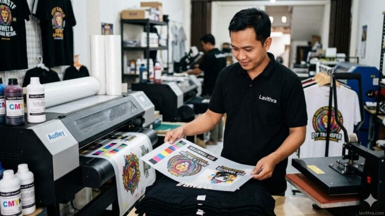 Tinta Sablon DTF Kunci Kaos Custom Awet dan Tidak Mudah Retak - lavithra.com