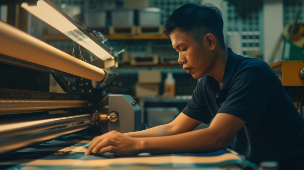 don maximus A young Indonesian man wearing a black polo shirt o 2b8af2ac fa27 45af 9c40 76818937a078