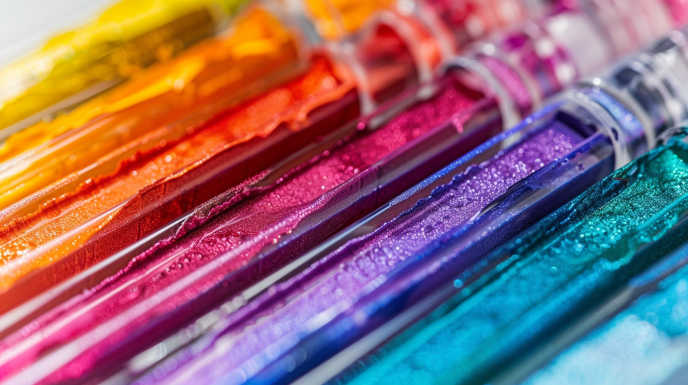 don maximus Macro shot of DTF print samples showing high bright 95b80272 b996 414a 9af4 696b934d3835